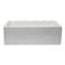 Alfi Brand 30" White Reversible Smooth / Fluted Sgl Bowl Fireclay Farm Sink AB3018HS-W - alternate 3
